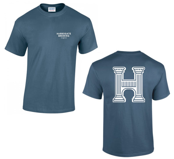 T-Shirt (Blue w/ White)